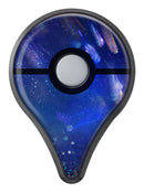 Deep Blue Unfocused Scratches Pokémon GO Plus Vinyl Protective Decal Skin Kit