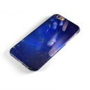 Deep Blue Unfocused Scratches iPhone 6/6s or 6/6s Plus 2-Piece Hybrid INK-Fuzed Case