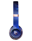 Deep Blue Unfocused Scratches Full-Body Skin Kit for the Beats by Dre Solo 3 Wireless Headphones