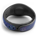 Deep Blue Unfocused Scratches - Decal Skin Wrap Kit for the Disney Magic Band
