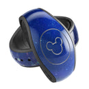 Deep Blue Unfocused Scratches - Decal Skin Wrap Kit for the Disney Magic Band