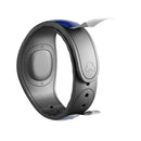 Deep Blue Unfocused Scratches - Decal Skin Wrap Kit for the Disney Magic Band
