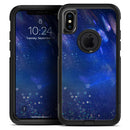 Deep Blue Unfocused Scratches - Skin Kit for the iPhone OtterBox Cases