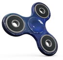 Deep Blue Unfocused Scratches Full-Body Fidget Spinner Skin-Kit