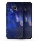 Deep Blue Unfocused Scratches - Samsung Galaxy S8 Full-Body Skin Kit