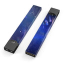 Deep Blue Unfocused Scratches - Premium Decal Protective Skin-Wrap Sticker compatible with the Juul Labs vaping device