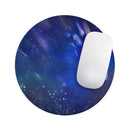 Deep Blue Unfocused Scratches// WaterProof Rubber Foam Backed Anti-Slip Mouse Pad for Home Work Office or Gaming Computer Desk