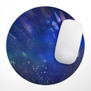 Deep Blue Unfocused Scratches// WaterProof Rubber Foam Backed Anti-Slip Mouse Pad for Home Work Office or Gaming Computer Desk