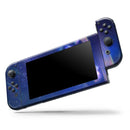 Deep Blue Unfocused Scratches // Skin Decal Wrap Kit for Nintendo Switch Console & Dock, Joy-Cons, Pro Controller, Lite, 3DS XL, 2DS XL, DSi, or Wii - Vinyl Skin Wrap for Nintendo Switch 2, OLED, Lite, Pro Controller, Wii & Classic Handhelds
