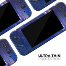 Deep Blue Unfocused Scratches // Skin Decal Wrap Kit for Nintendo Switch Console & Dock, Joy-Cons, Pro Controller, Lite, 3DS XL, 2DS XL, DSi, or Wii - Vinyl Skin Wrap for Nintendo Switch 2, OLED, Lite, Pro Controller, Wii & Classic Handhelds
