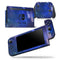 Deep Blue Unfocused Scratches - Skin Wrap Decal for Nintendo Switch Lite Console & Dock - 3DS XL - 2DS - Pro - DSi - Wii - Joy-Con Gaming Controller
