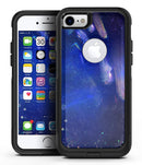 Deep Blue Unfocused Scratches - iPhone 7 or 8 OtterBox Case & Skin Kits