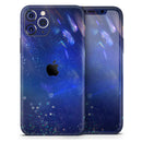 Deep Blue Unfocused Scratches - Skin-Kit compatible with the Apple iPhone 13, 13 Pro Max, 13 Mini, 13 Pro, iPhone 12, iPhone 11 (All iPhones Available)