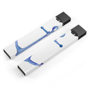 Deep Blue Watercolor Heart Anchor - Premium Decal Protective Skin-Wrap Sticker compatible with the Juul Labs vaping device
