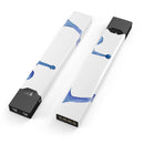 Deep Blue Watercolor Heart Anchor - Premium Decal Protective Skin-Wrap Sticker compatible with the Juul Labs vaping device