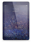 Deep Blue with Gold Shimmering Orbs of Light - iPad Pro 97 - View 6.jpg
