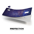 Deep Blue with Gold Shimmering Orbs of Light - Premium Protective Decal Skin-Kit for the Apple Credit Card