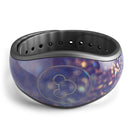 Deep Blue with Gold Shimmering Orbs of Light - Decal Skin Wrap Kit for the Disney Magic Band