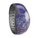 Deep Blue with Gold Shimmering Orbs of Light - Decal Skin Wrap Kit for the Disney Magic Band