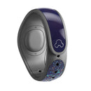Deep Blue with Gold Shimmering Orbs of Light - Decal Skin Wrap Kit for the Disney Magic Band