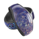 Deep Blue with Gold Shimmering Orbs of Light - Decal Skin Wrap Kit for the Disney Magic Band