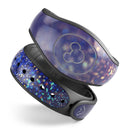 Deep Blue with Gold Shimmering Orbs of Light - Decal Skin Wrap Kit for the Disney Magic Band