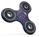 Deep Blue with Gold Shimmering Orbs of Light Full-Body Fidget Spinner Skin-Kit