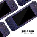 Deep Blue with Gold Shimmering Orbs of Light // Skin Decal Wrap Kit for Nintendo Switch Console & Dock, Joy-Cons, Pro Controller, Lite, 3DS XL, 2DS XL, DSi, or Wii - Vinyl Skin Wrap for Nintendo Switch 2, OLED, Lite, Pro Controller & Wii