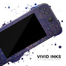 Deep Blue with Gold Shimmering Orbs of Light // Skin Decal Wrap Kit for Nintendo Switch Console & Dock, Joy-Cons, Pro Controller, Lite, 3DS XL, 2DS XL, DSi, or Wii - Vinyl Skin Wrap for Nintendo Switch 2, OLED, Lite, Pro Controller & Wii