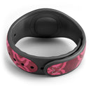 Deep Fuschia Oval Pattern - Decal Skin Wrap Kit for the Disney Magic Band