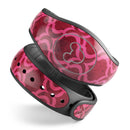 Deep Fuschia Oval Pattern - Decal Skin Wrap Kit for the Disney Magic Band