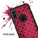 Deep Fuschia Oval Pattern - Skin Kit for the iPhone OtterBox Cases