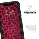 Deep Fuschia Oval Pattern - Skin Kit for the iPhone OtterBox Cases