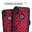 Deep Fuschia Oval Pattern - Skin Kit for the iPhone OtterBox Cases