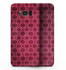 Deep Fuschia Oval Pattern - Samsung Galaxy S8 Full-Body Skin Kit