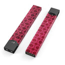 Deep Fuschia Oval Pattern - Premium Decal Protective Skin-Wrap Sticker compatible with the Juul Labs vaping device