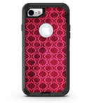 Deep Fuschia Oval Pattern - iPhone 7 or 8 OtterBox Case & Skin Kits