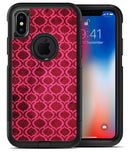 Deep Fuschia Oval Pattern - iPhone X OtterBox Case & Skin Kits