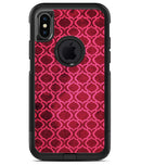 Deep Fuschia Oval Pattern - iPhone X OtterBox Case & Skin Kits