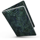 MacBook Pro with Touch Bar Skin Kit - Deep_Green_and_Blue_Watercolor_Zebra_Pattern-MacBook_13_Touch_V6.jpg?