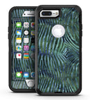 Deep Green and Blue Watercolor Zebra Pattern - iPhone 7 Plus/8 Plus OtterBox Case & Skin Kits
