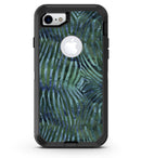 Deep Green and Blue Watercolor Zebra Pattern - iPhone 7 or 8 OtterBox Case & Skin Kits