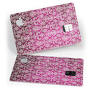 Deep Magenta Damask Pattern - Premium Protective Decal Skin-Kit for the Apple Credit Card