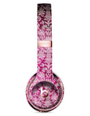 Deep Magenta Damask Pattern Full-Body Skin Kit for the Beats by Dre Solo 3 Wireless Headphones