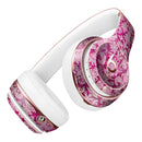 Deep Magenta Damask Pattern Full-Body Skin Kit for the Beats by Dre Solo 3 Wireless Headphones
