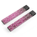 Deep Magenta Damask Pattern - Premium Decal Protective Skin-Wrap Sticker compatible with the Juul Labs vaping device