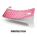 Deep Pink Bubble Morrocan Pattern - Premium Protective Decal Skin-Kit for the Apple Credit Card