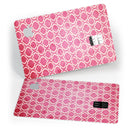 Deep Pink Bubble Morrocan Pattern - Premium Protective Decal Skin-Kit for the Apple Credit Card