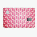 Deep Pink Bubble Morrocan Pattern - Premium Protective Decal Skin-Kit for the Apple Credit Card