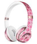 Deep Pink Bubble Morrocan Pattern Full-Body Skin Kit for the Beats by Dre Solo 3 Wireless Headphones